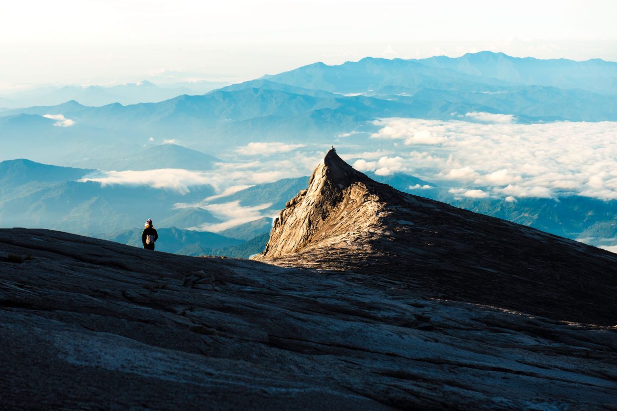 It’s there to climb. Mount Kinabalu – the highest peak in South-East Asia.