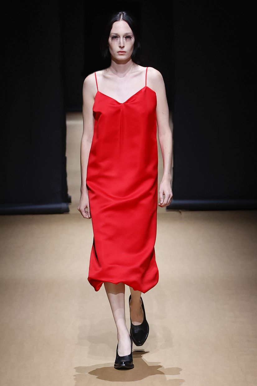 Slinky nighties have graduated from the bedroom to the runways. Photo: Prada