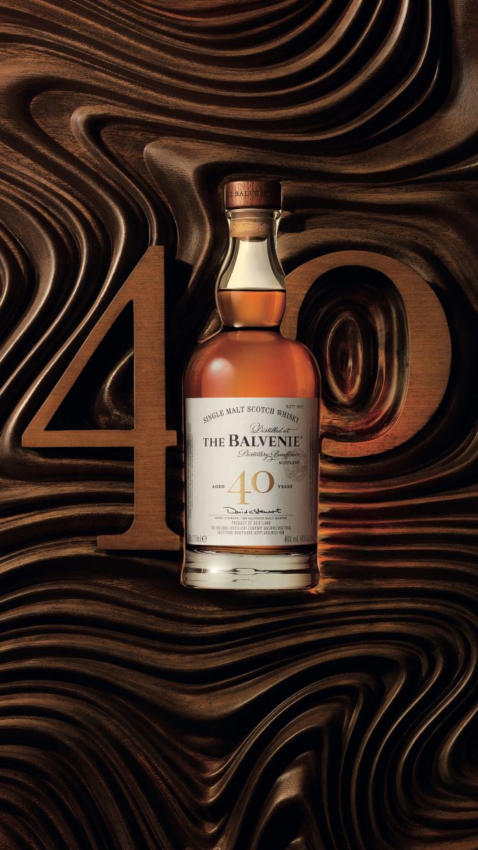 The Balvenie Forty uses some of the rarest casks that have been carefully matured in The Balvenie warehouses.