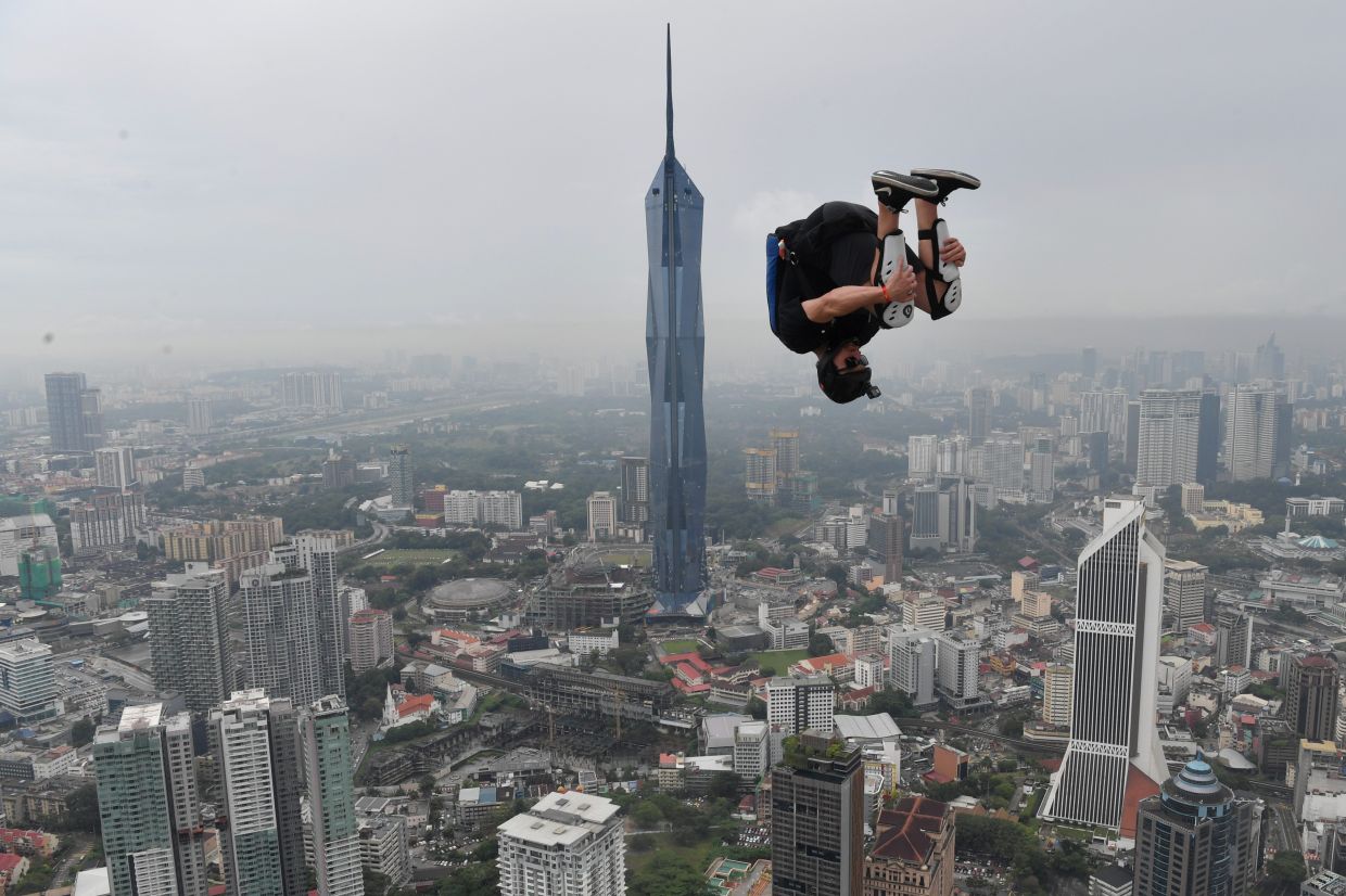 Malaysia's KL Tower International Jump returns after 3year hiatus