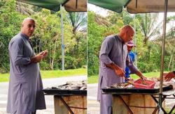 Vin Diesel spotted grilling fish in Malaysia? No, it is just a doppelganger