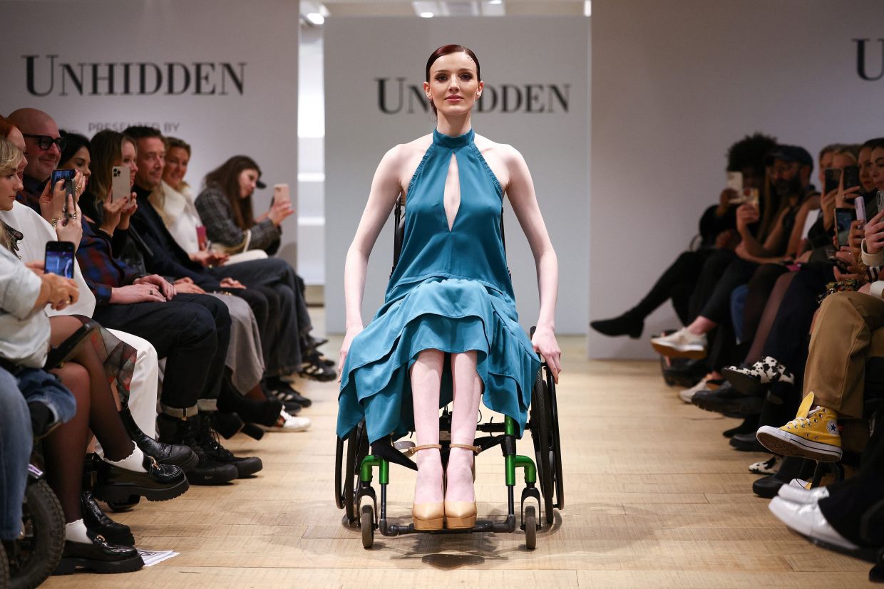 Unhidden used models with disabilities to send a message about diversity. Photo: Reuters