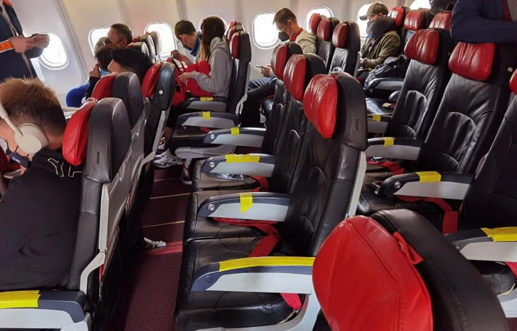 Tape used on plane armrests 'commonly used for cosmetic cabin repairs': AirAsia X - Vimarsana News