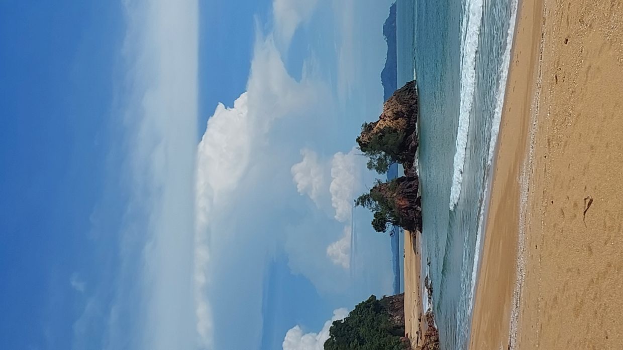 The private beach at Club Med Cherating. — MELODY L. GOH/The Star