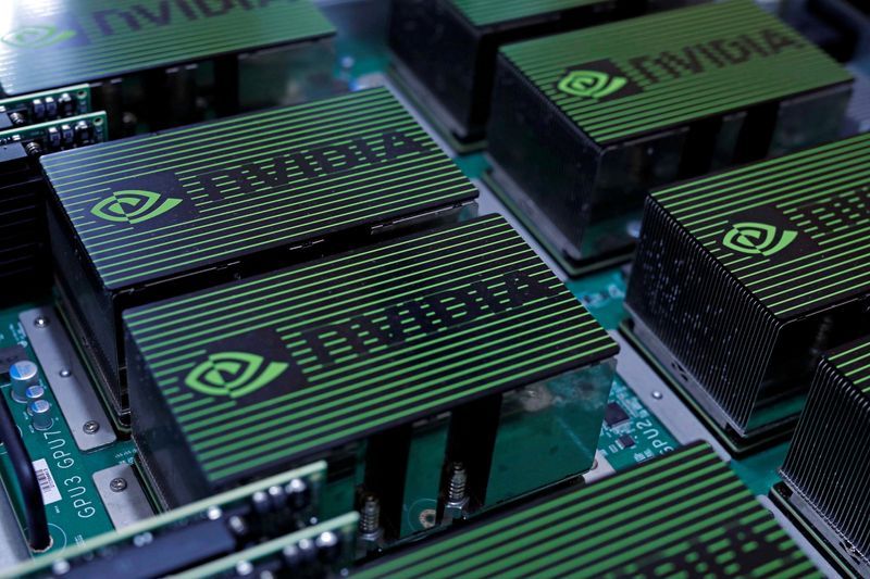 FILE PHOTO The logo of Nvidia Corporation is seen during the annual Computex computer exhibition in Taipei Taiwan May 30 2017. REUTERSTyrone SiuFile Photo GLOBAL BUSINESS WEEK AHEAD