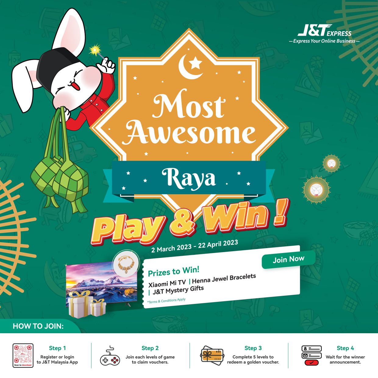 J&T Express Malaysia celebrates the Most Awesome Hari Raya in 2023