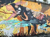 Go on a street art trail in Kota Kinabalu to learn more about the city