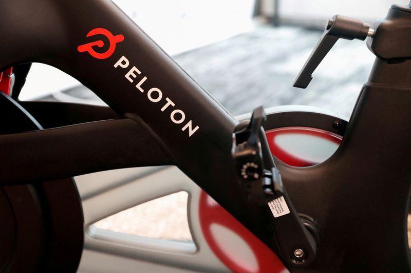 FILE PHOTO A Peloton exercise bike is seen after the ringing of the opening bell for the companys IPO at the Nasdaq Market site in New York City September 26 2019. REUTERSShannon StapletonFile Photo