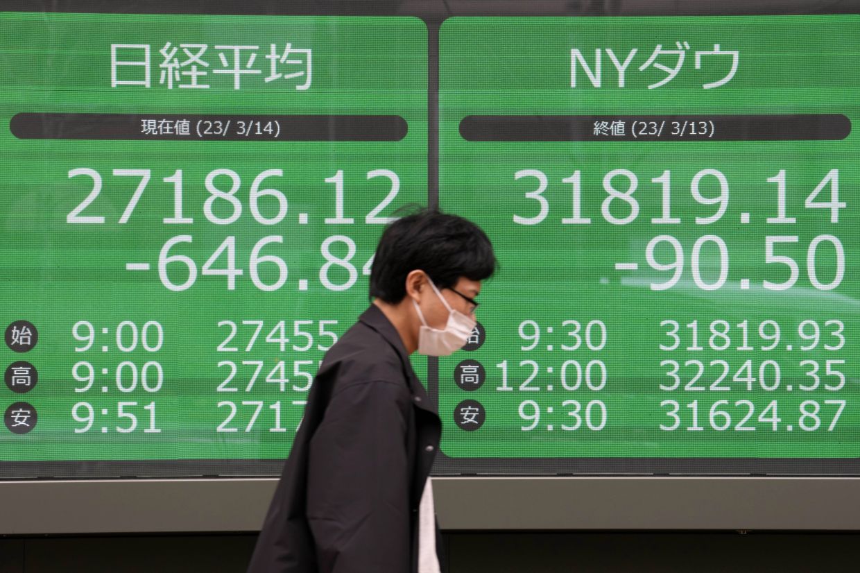 Asian markets sink as SVB contagion fears hit banking sector - Vimarsana News