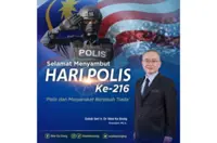Thank you for your services and sacrifices, says Dr Wee in wishing a 'Happy 216th Police Day'