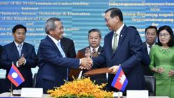 Cambodia signs tech MoU with Laos