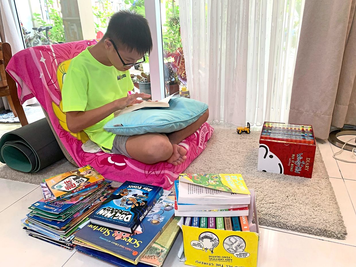 Wei Xing is a big fan of author Jeff Kinney's Diary of a Wimpy Kid, Enid Blyton's Famous Five, and A Faraway Free Adventure series.