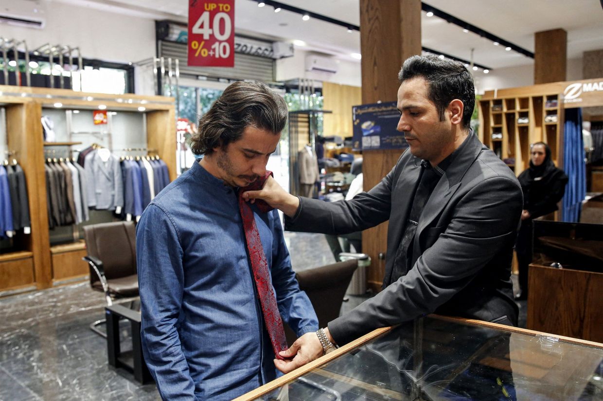 'A man looks chic with one': Iran sees timid return of neckties - Vimarsana News