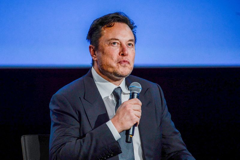 FILE PHOTO Tesla founder Elon Musk attends Offshore Northern Seas 2022 in Stavanger Norway August 29 2022. NTBCarina Johansen via REUTERS 