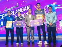 Honoured for sports involvement
