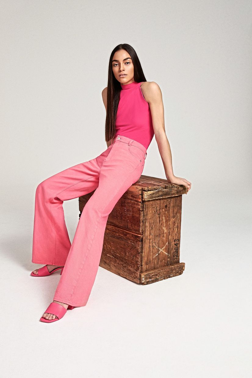 Monochrome looks are big at the moment, and with pink, softer tones can reduce the impact. Photo: dpa