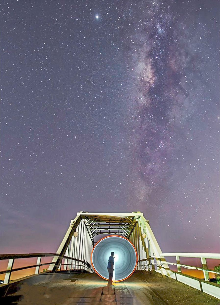 Photographing the Milky Way is not difficult but one has to find a dark location, free from light pollution, to capture these beautiful stars clearly.