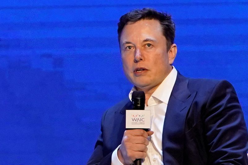 FILE PHOTO Tesla Inc CEO Elon Musk attends the World Artificial Intelligence Conference WAIC in Shanghai China August 29 2019. REUTERSAly SongFile Photo