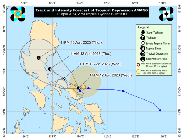 Philippines issues storm warning over 11 provinces as Amang crosses Caramoan, CamSur