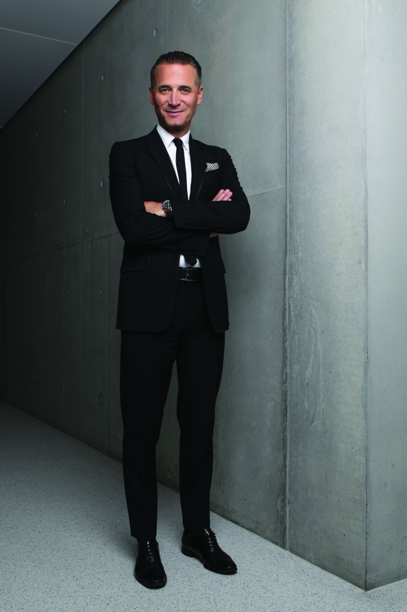 Raynald Aeschlimann says that people want watches that offer colour and variety without compromising precision. -- Omega