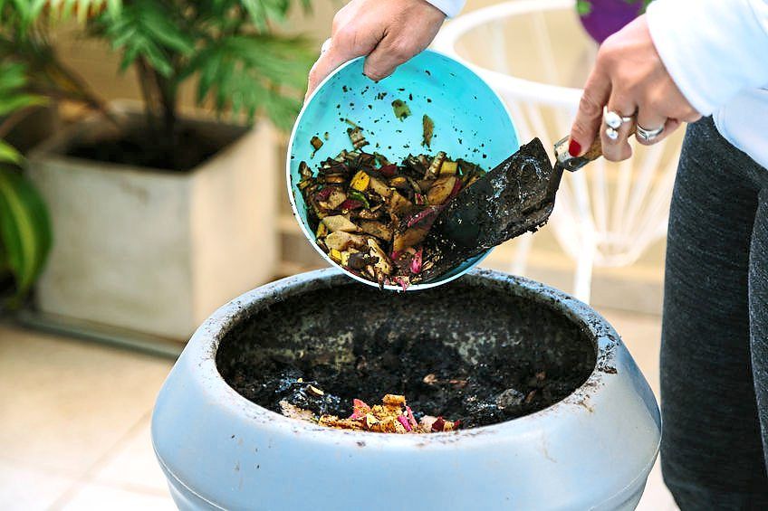 The bokashi method of composting works well for those living in small spaces.
