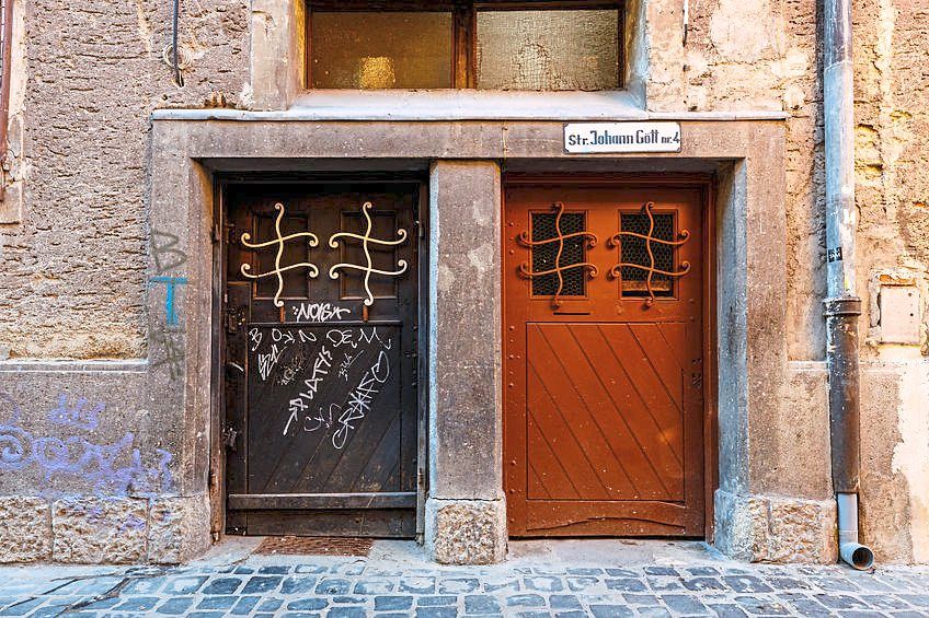 Which door will be more likely to attract good luck?