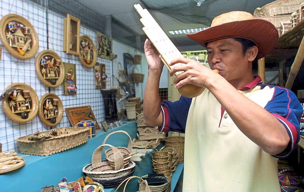 The sompoton is a Kadazan/Dusun music instrument that is very popular today. — Filepic