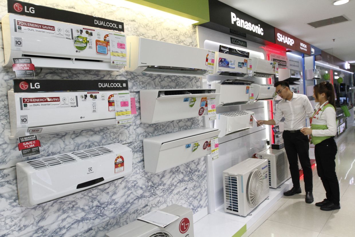 Increase in aircond sales due to hot spell The Star