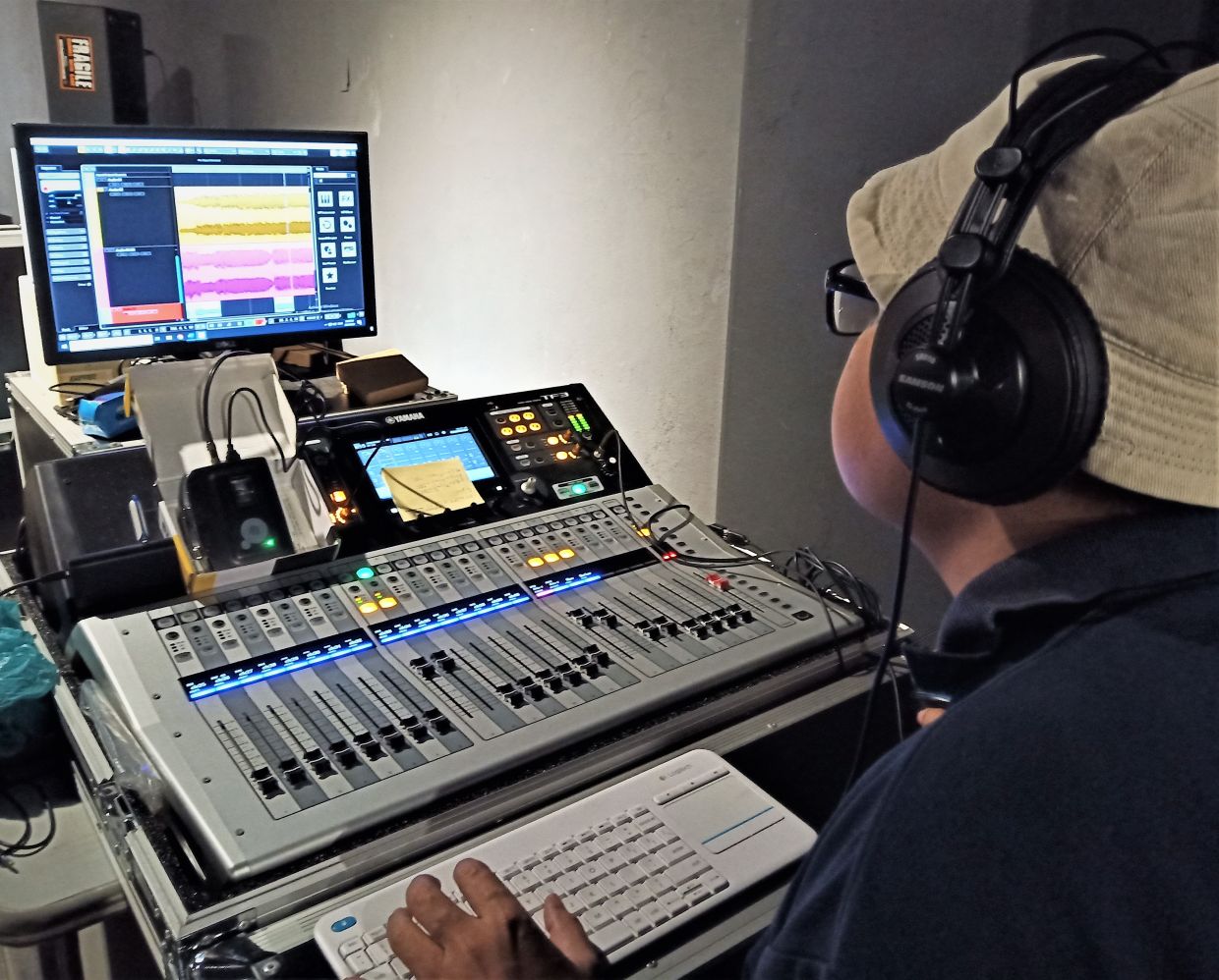 An audio editing workstation at the Penang House of Music. — Penang House of Music