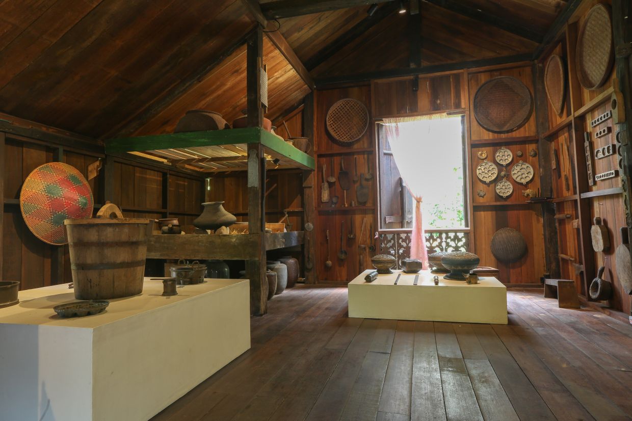 The kitchen that used to belong to Omar Ariff's great-grandmother.