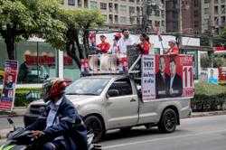 Battleground heats up in Thailand's upcoming general election; Thaksin's Pheu Thai Party is dominating poll