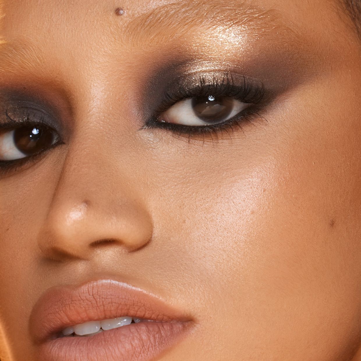 Highlighting high points helps add dimension to your face. Photo: Huda Beauty