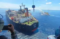 Three missing crewmen probably swept into Indonesian waters