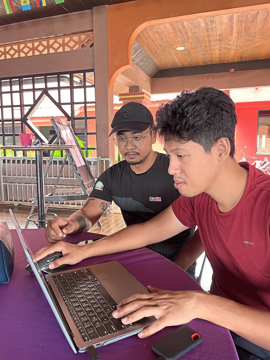 Ash (left) and Dexter want to create more awareness and appreciation for small towns and promote domestic tourism in Malaysia.
