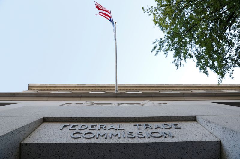 FILE PHOTO Signage is seen at the Federal Trade Commission headquarters in Washington D.C. U.S. August 29 2020. REUTERSAndrew Kelly