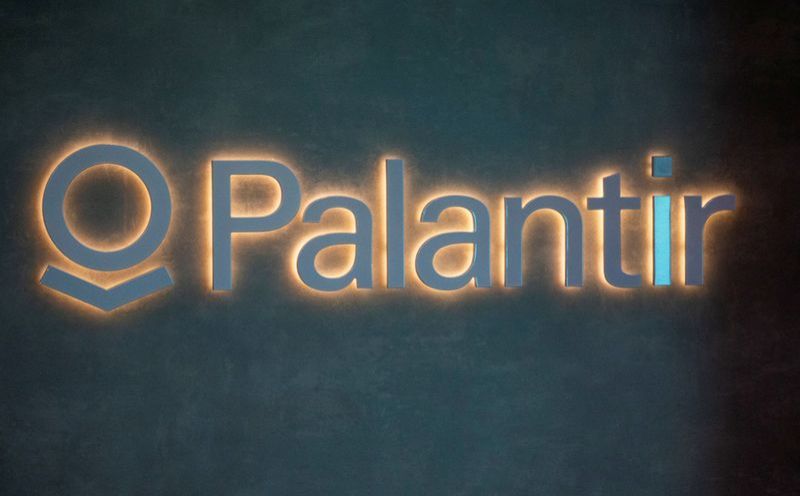 FILE PHOTO The logo of U.S. software company Palantir Technologies is seen in Davos Switzerland May 22 2022. Picture taken May 22 2022. REUTERSArnd WiegmannFile Photo