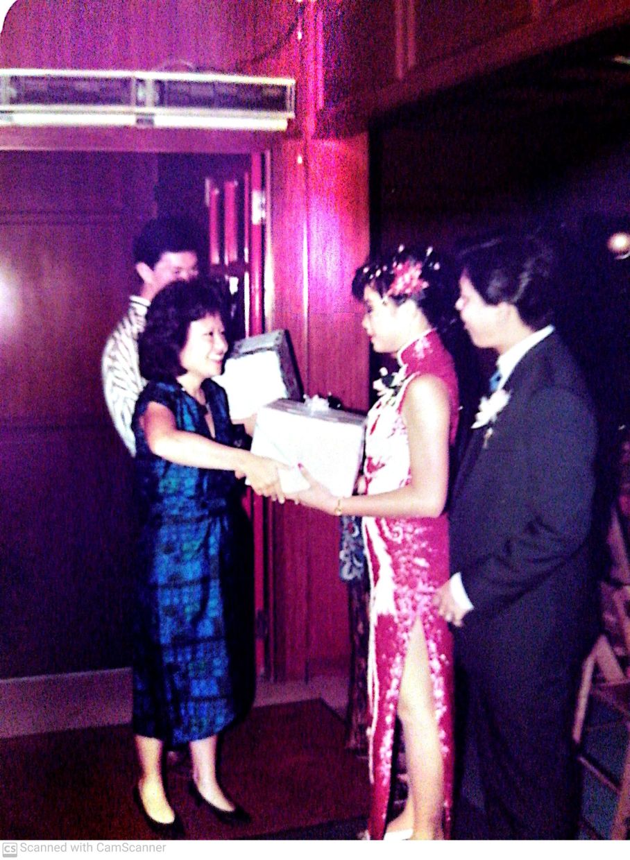 Pan at Law's wedding. Photo: Victoria Law