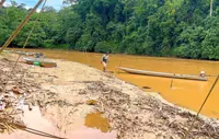 Sungai Nenggiri drying up due to hot spell