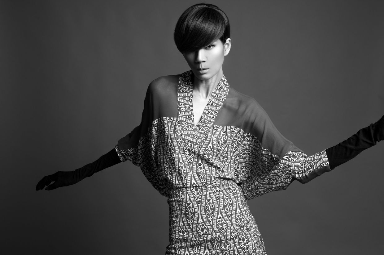 Datuk Tom Abang Saufi is a staple at fashion in Malaysia. Pictured here is her modern design for Kuala Lumpur Fashion Week in 2013. Photo: Filepic