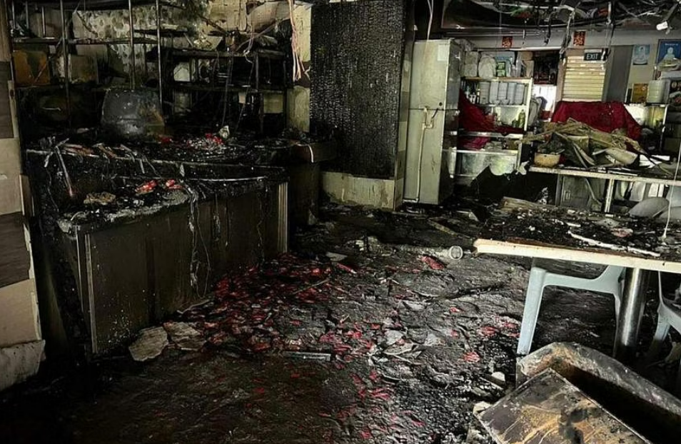 64 evacuated after fire breaks out in Yishun coffee shop - Vimarsana News