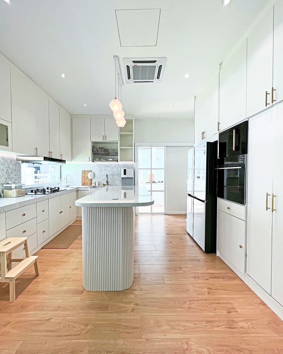 Madsmona and her husband like the Japandi style for its simplicity and natural vibes.