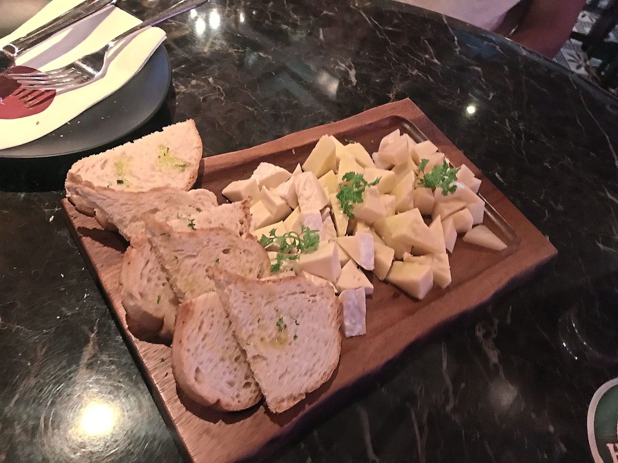 The Charcuterie Cheese Board.