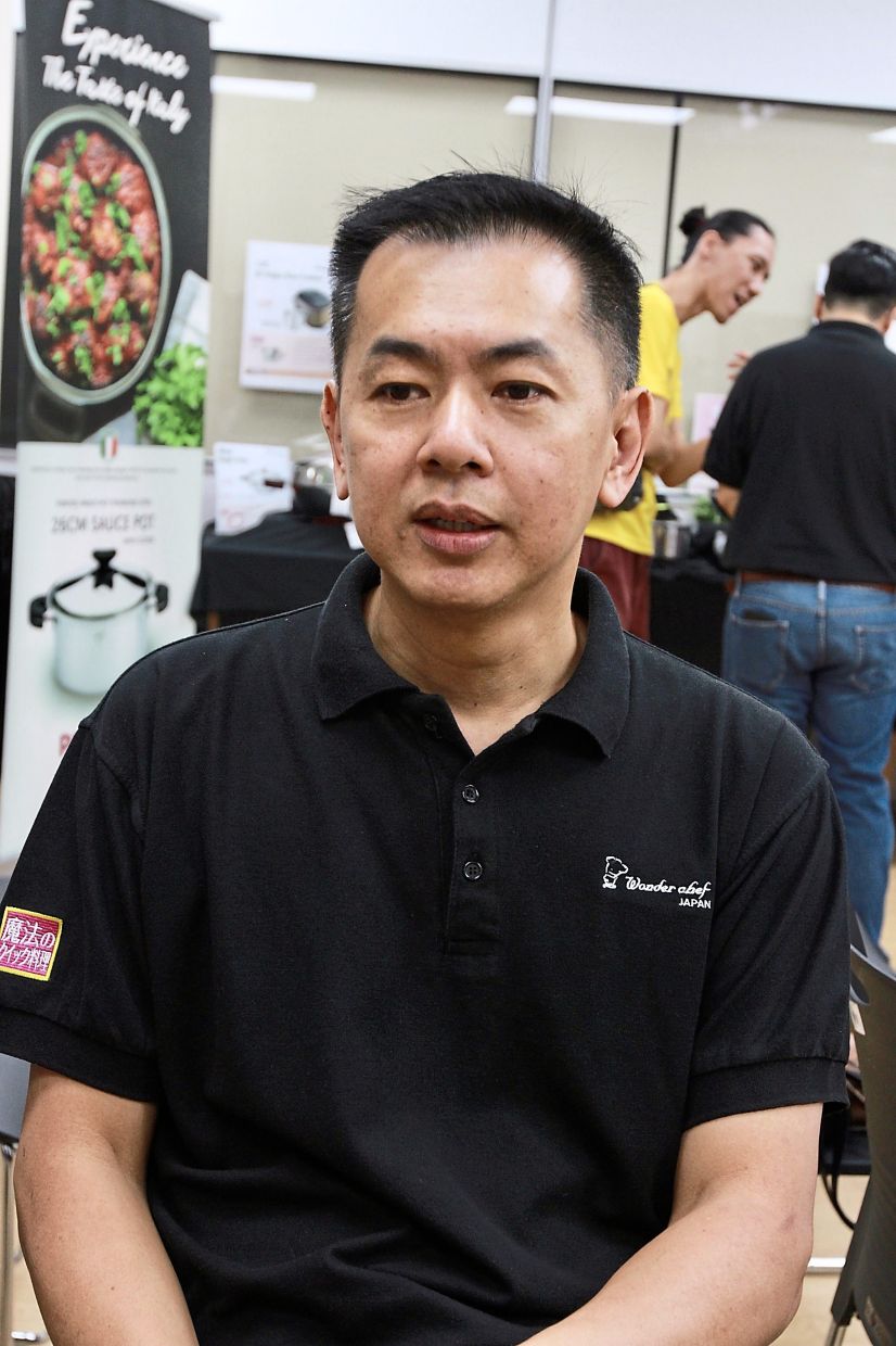 Lim wants to encourage healthy eating among Malaysians and it all starts with quality cookware.