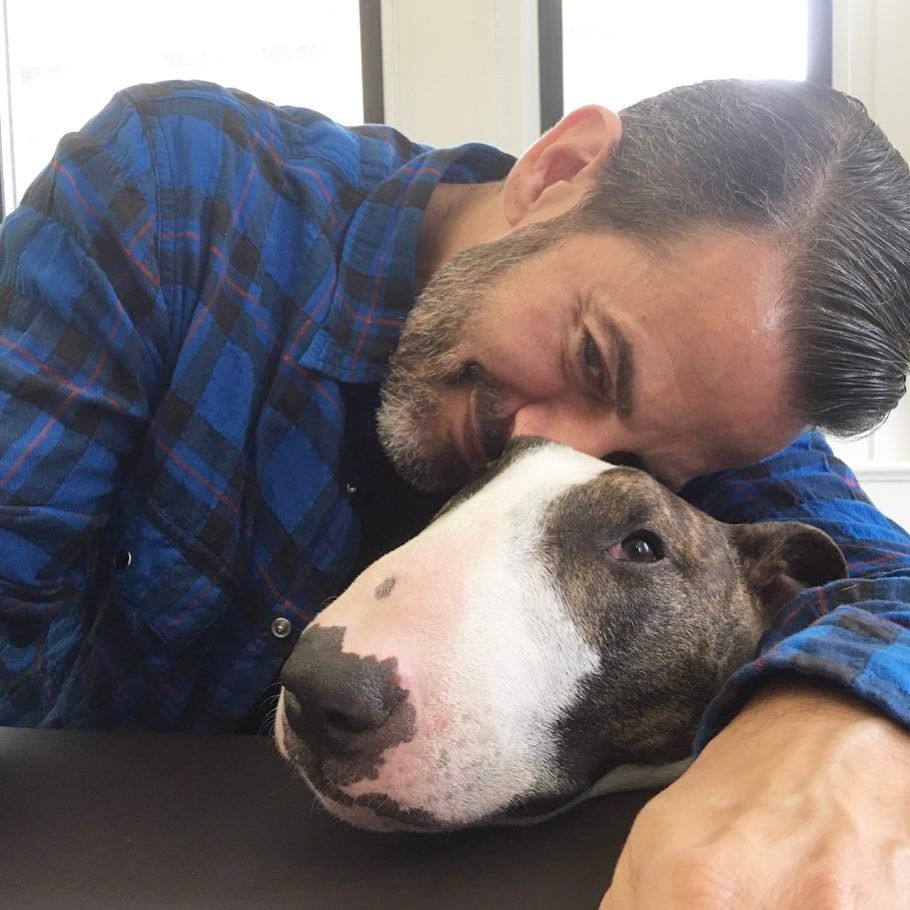 Marc Jacobs' dog is also a fashion star. Photo: Instagram/Neville