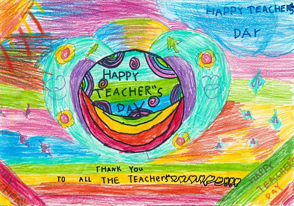 Happy teachers day hi-res stock photography and images - Alamy