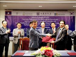 Lao, Korean universities partner in development of dairy farming