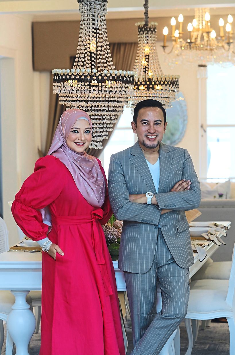 For Faiz (right) and Rozana, their home is a calming sanctuary.