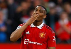 Soccer-United striker Martial out of FA Cup final through injury