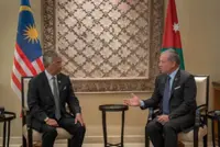 King meets Jordan's King Abdullah II
