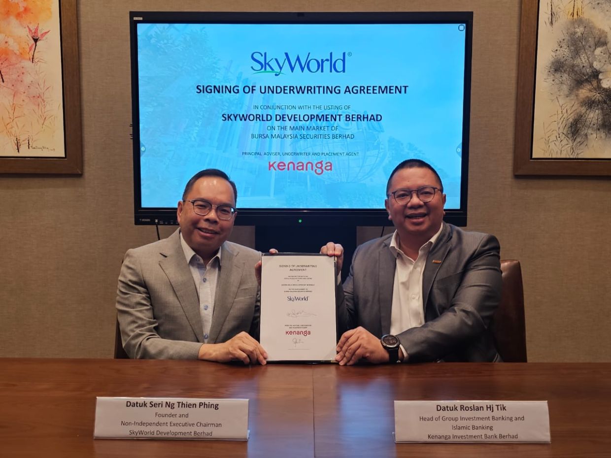 SkyWorld inks underwriting agreement with Kenanga Investment The Star
